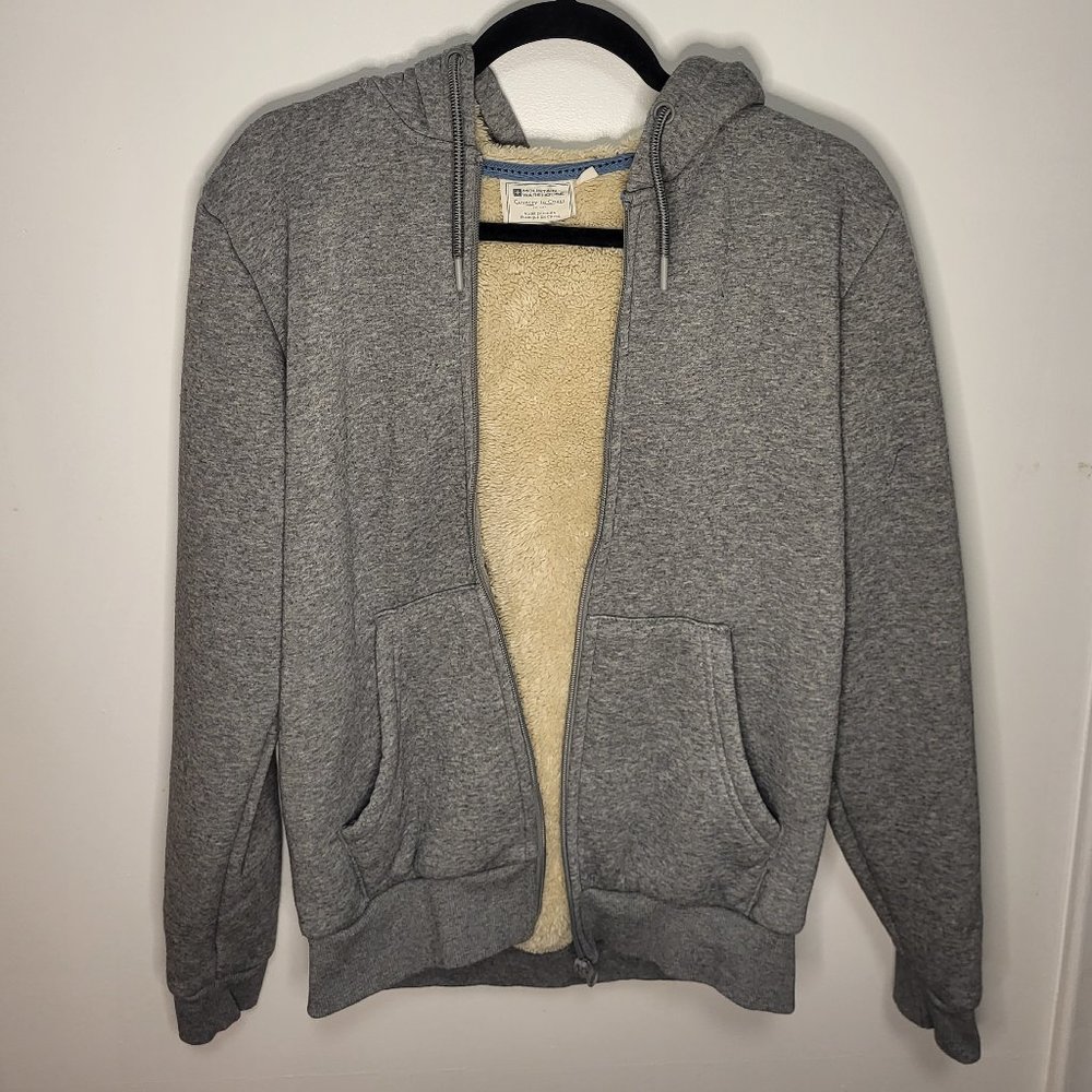 Grey Borg Lined Hoodie (XS)